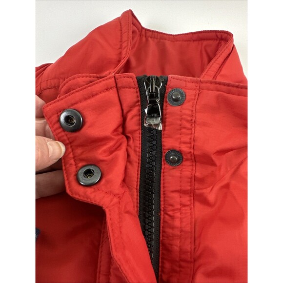 Lauren Active Ralph Lauren Red Ski Coat Zip Belted Jacket Snap Vintage Womens XL - Picture 11 of 16